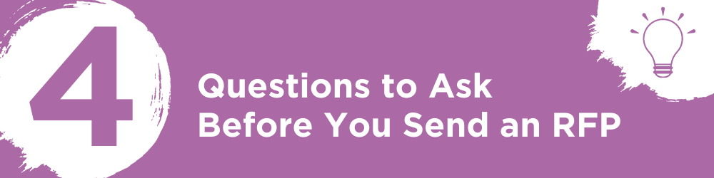 4 Questions to Ask Before Sending RFP - blog header